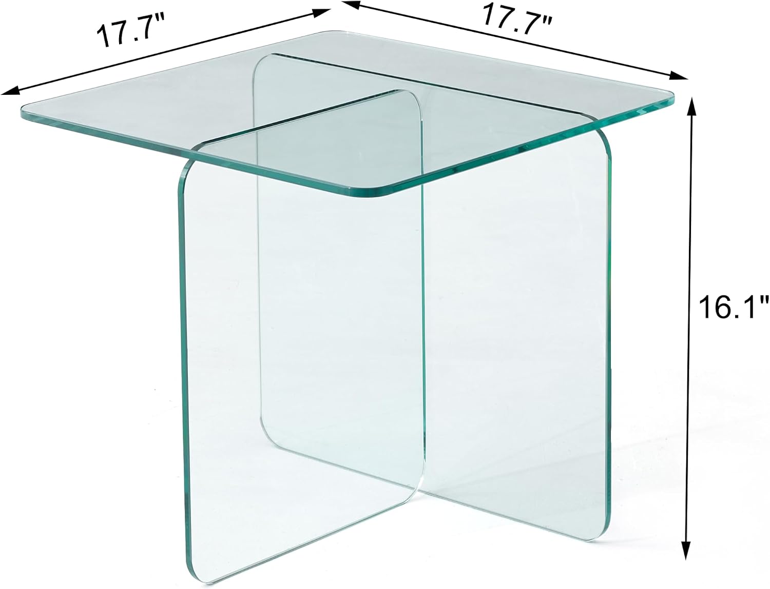 Glass Side Table