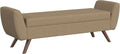 Brown Storage Bench 60 Inch