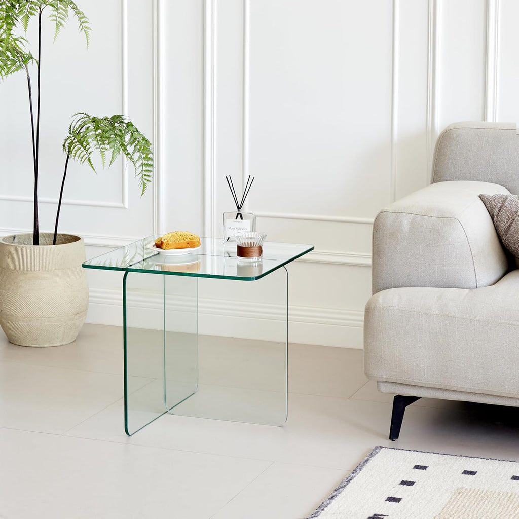 Glass Side Table